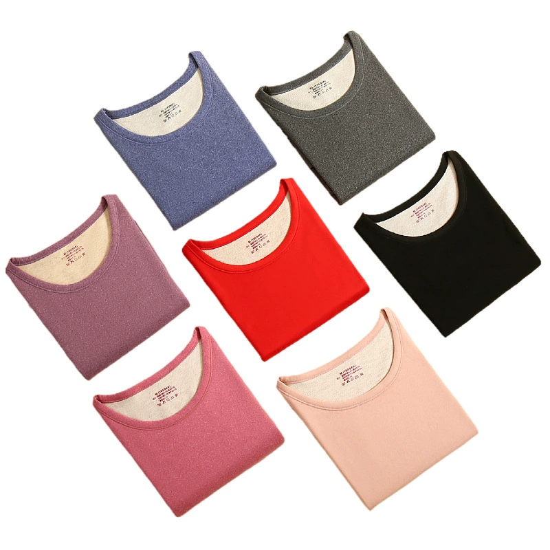 Woolen velvet keep warm set, warm winter thermal underwear, increased thickness
