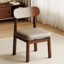 新款小凳子家用实木靠背椅客厅简约小椅子简约现代软包方凳门口换