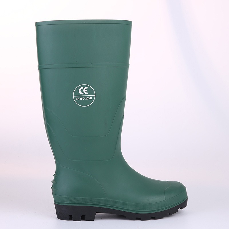 Botas de lluvia antideslizantes de caña alta, resistentes al desgaste, para trabajo y exteriores, suministro al por mayor image 4
