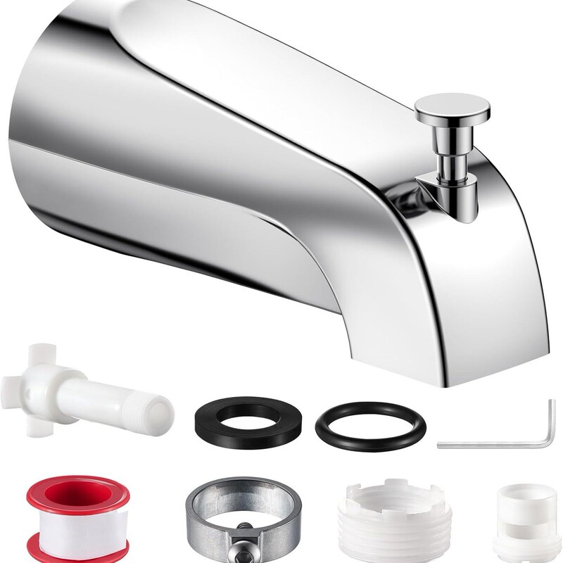 Source Factory Bathtub Spout Pull-Out Bathtub Faucet Bathtub Shower Faucet Wall-Mounted