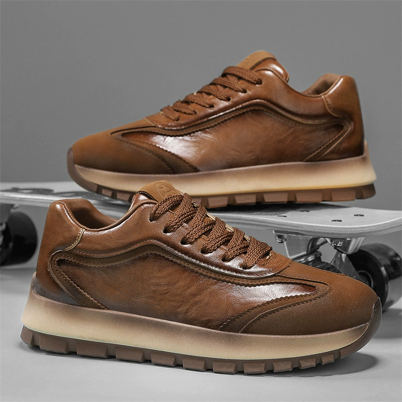 2025 весна трансграничная новая молодежная спортивная обувь мужской тренд обувь на толстой подошве