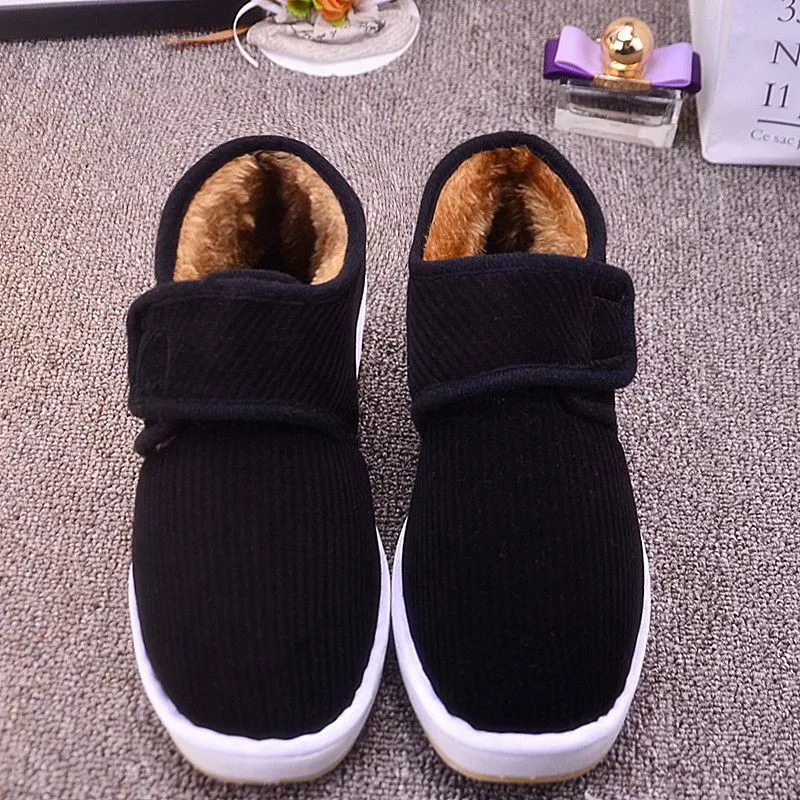 Зимние мужчины и женщины старые пекинские туфли ручной работы