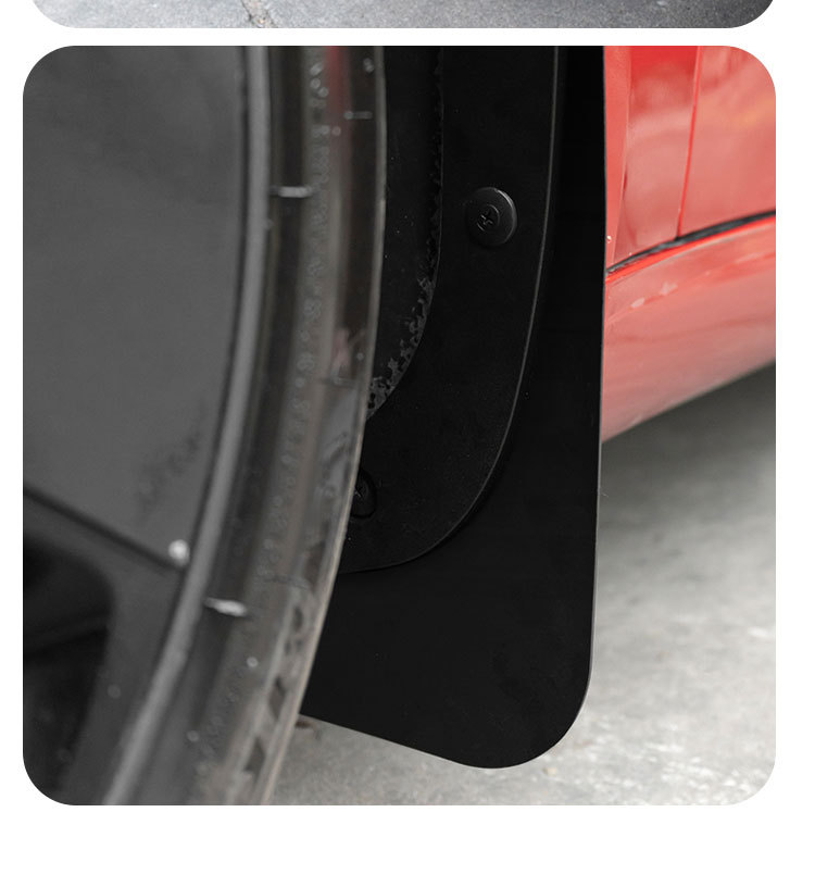 Suitable for Tesla's New Version of Fender Tpe Hidden Original Model 3 New Version of Fender Anti-Splash