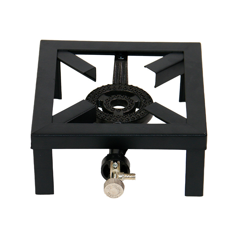 Fuente de fábrica hierro fundido cocina de gas con soporte de hierro fundido cocina de gas de fuego rápido cocina de campamento al aire libre cocina de ahorro de energía