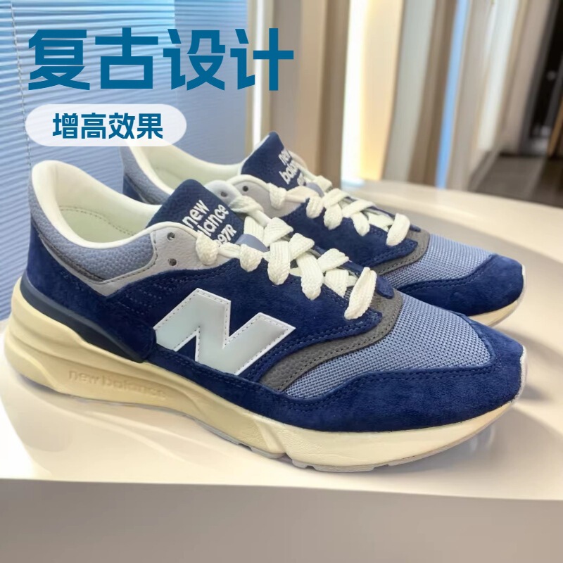 Original Nb997R Jogging Shoes, Retro Thick-Soled Height-Increasing Casual Sports Running Shoes, Comfortable and Versatile Commuter Shoes for Men and Women