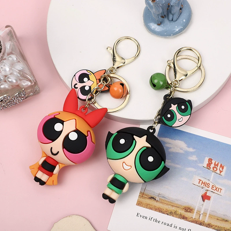 Мультяшный брелок для младших школьников, для рюкзака любимому, кукла, ключи от машины