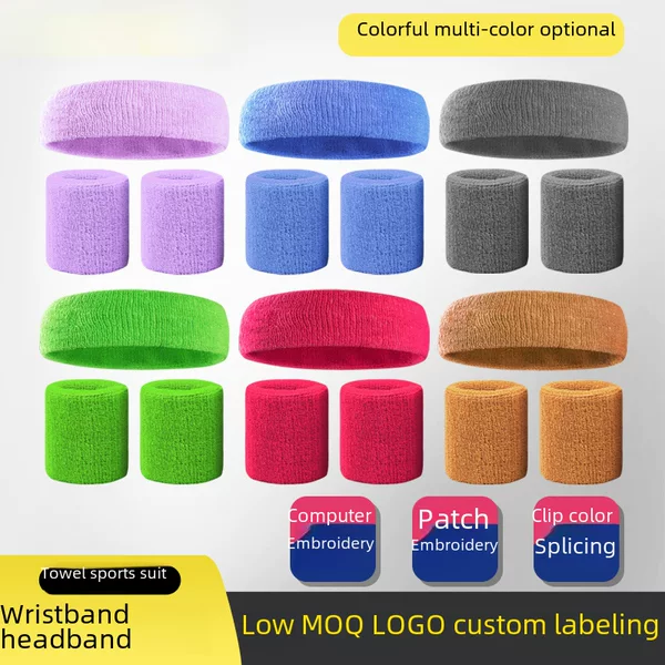 Towel Wristband, Sports Headband, Wristband, Sweatband Set, Protective Gear Manufacturer