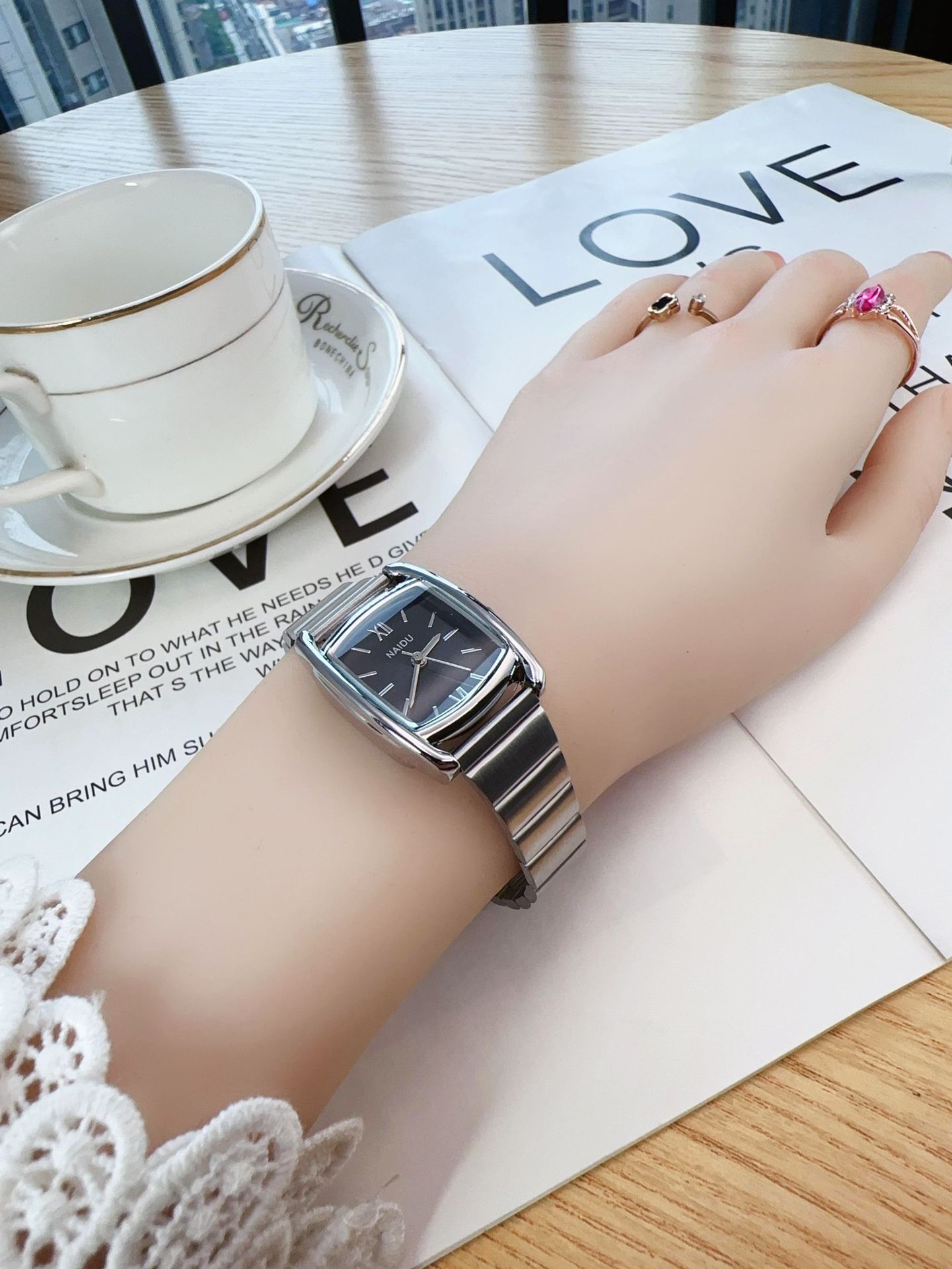 Casual Style Casual Geometric Single Folding Buckle Quartz Women's Watches