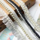 Chanel style ribbon lace accessories collar fabric Pearl clothing neckline clothing lace wholesale