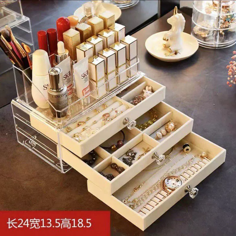 Acrylic storage system, earrings, necklace, ring, accessory, storage box, 2024 years
