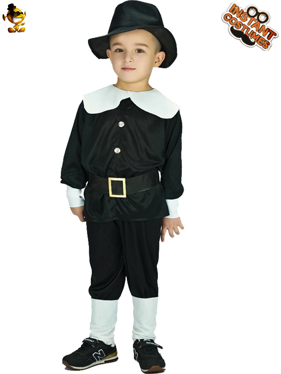 Halloween niños niño mayordomo juego de rol partido traje Bélgica pequeño héroe etapa rendimiento traje