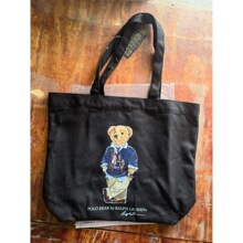 热卖帆布包购物袋手提袋托特单肩手提带小熊托特包tote帆布包包