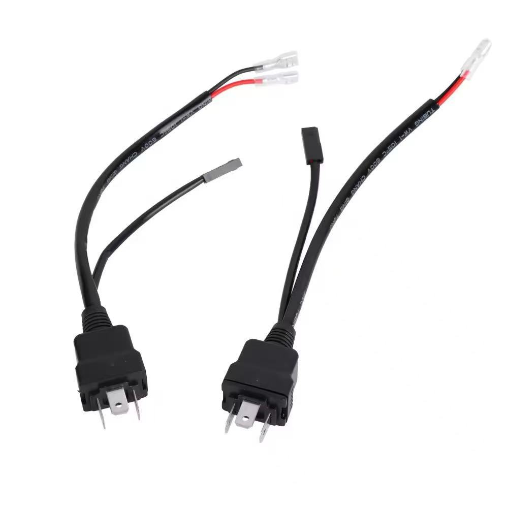 Car Headlight H4 Simple One-To-One Terminal Variable Light Line Set 12V Bifocal Lens Hid Xenon Wiring Harness