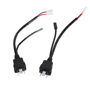 Avtomobil Fənəri H4 Sadə Bir-Bir Terminal Dəyişən İşıq Xətti Dəsti 12V Bifokal Lens Hid Ksenon Kabeli