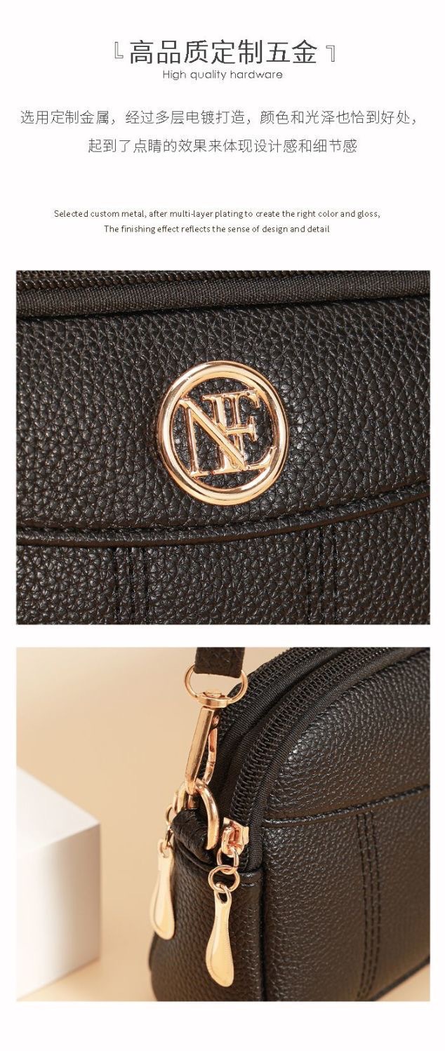Neue Handytasche für Damen 2025 PU, neue Mama-Tasche für ältere Damen, Mini-Umhängetasche, kleine Schultertasche