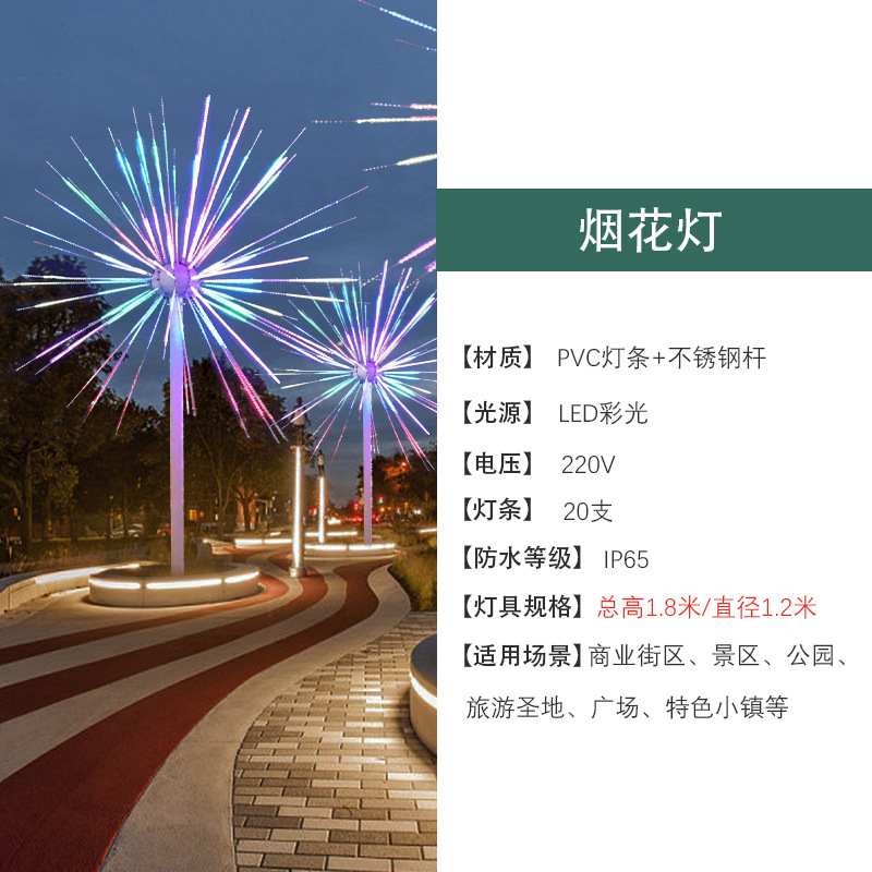 Fireworks lanterns are 1.8m high and 1.2m in diameter - 20 pieces