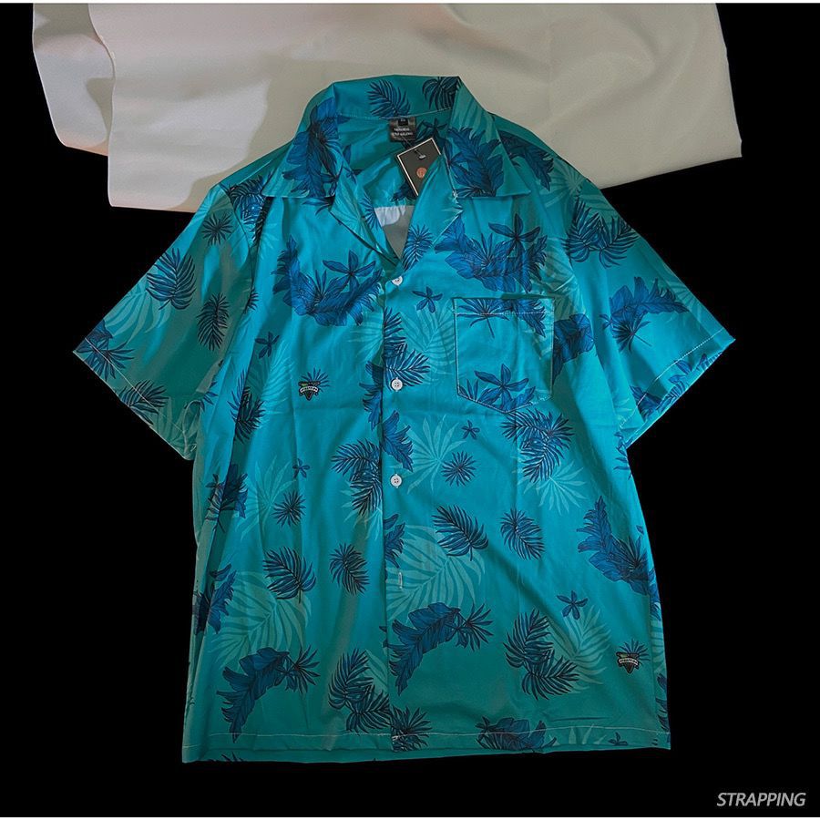 2022 Hawaii Seaweed printing man Ouma Hawaii shirt Foreign trade Specifically for man shirt Large