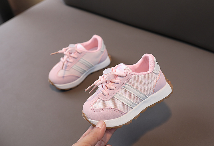 2023 Frühling und Herbst Atmungsaktive Kinder Casual Mädchen Sport Leichte Herren Laufschuhe Vorschule Baby Net_voghion.com