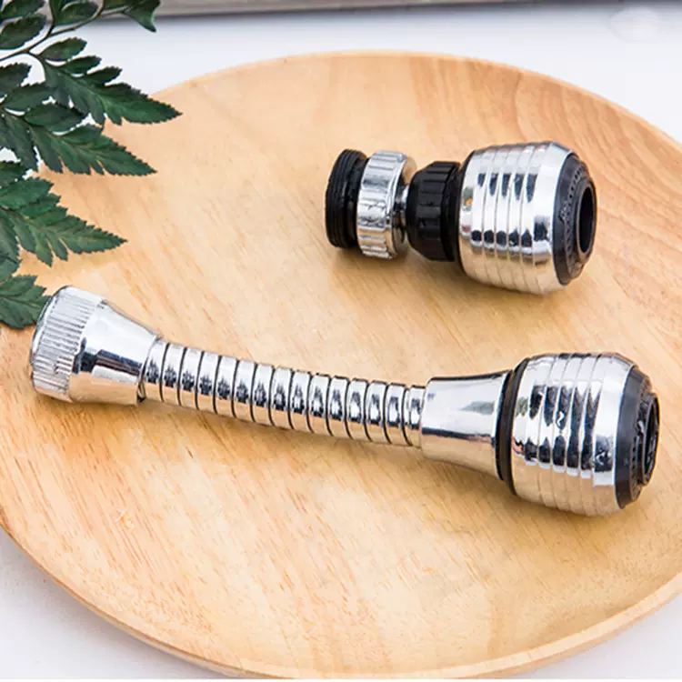 360度旋转万向水龙头增压防溅花洒加长延伸水嘴过滤器节水起泡器