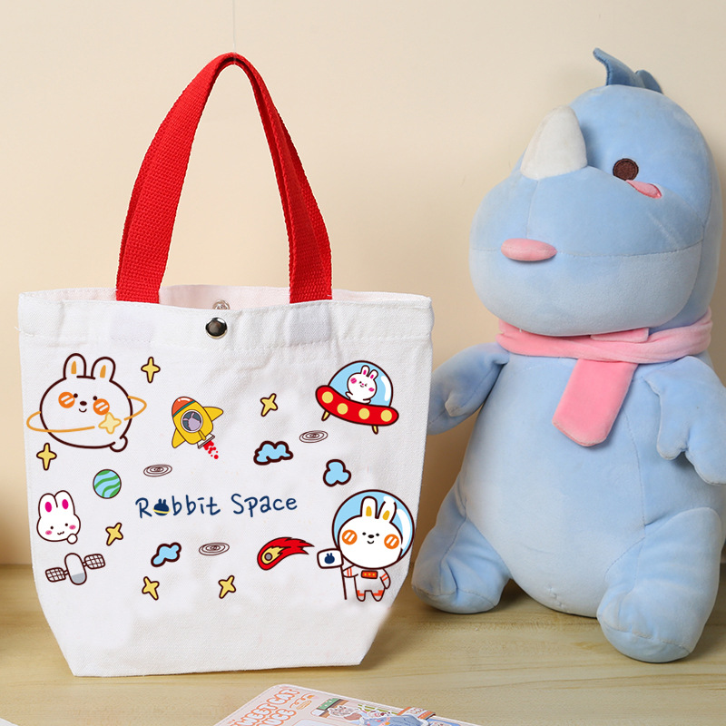 Bolso de lona de recuerdo para niños Bolso de regalo de cumpleaños para niños de escuela primaria Bolso de regalo de regalo de jardín de infantes