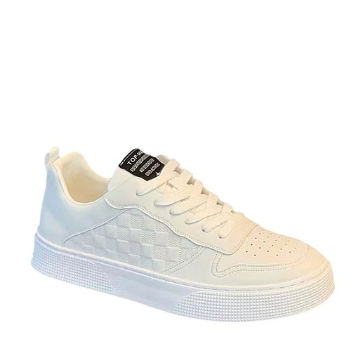 Men's Panda Color Spring Breathable Live Streaming Shoes, Casual Leather Shoes, White Shoes, Trendy Men's Shoes, Wholesale