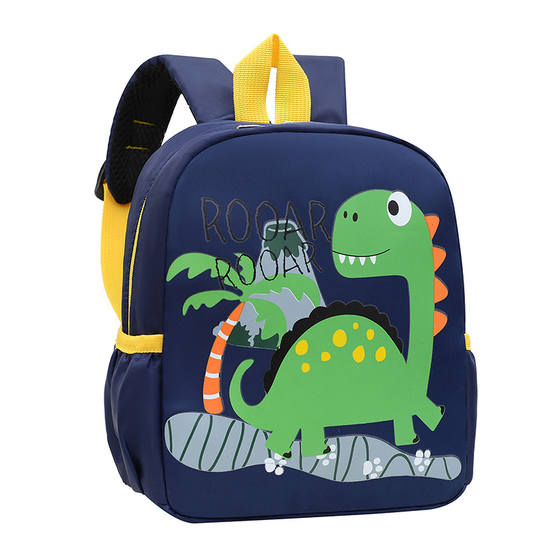 Mochila infantil de dibujos animados, mochila de dinosaurio para niños, mochila escolar de Spider-Man para niños de preescolar