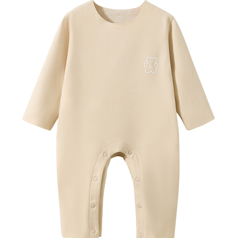 Baby overcoat otoño y invierno de primer año calentamiento pijamas apretados para niños, niñas y niños, ropa de bebé de luna llena image 6