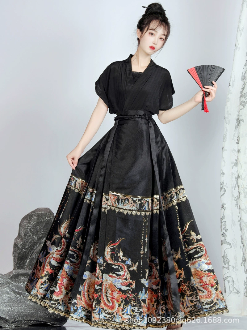 Genuine summer thin Hanfu, Chinese style, full set