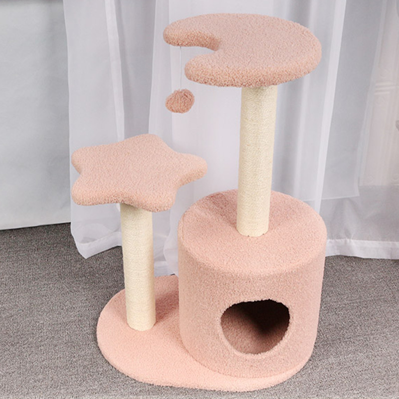 猫の棚の猫の巣の猫の木の一体の猫の棚の猫の棚は大型の猫の別荘の四季の通用の猫の用品を占有しません。|undefined
