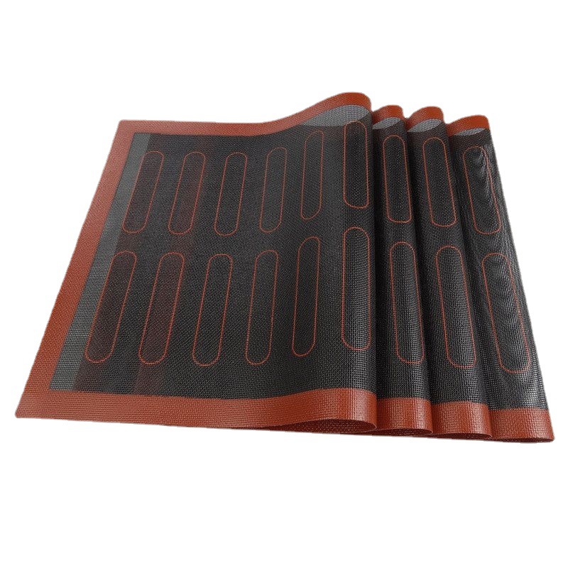 Hueco transpirable horno hornear fábrica de silicona para hornear estera de fibra de vidrio estera horno para hornear