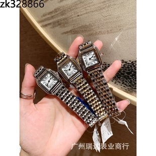 Wholesale Foreign Trade Group Purchase Kajia Leopard Solid Steel Strap Exquisite Butterfly Clasp Women's Watch Manufacturer Supply Dropshipping