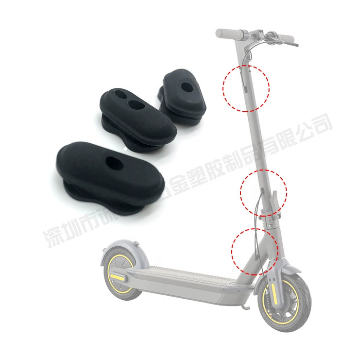 Подходит для электрического скутера Ninebo MAX G30, Резьбовая пробка, полюс, тормозной порт, черный провод для карты, силиконовый рукав