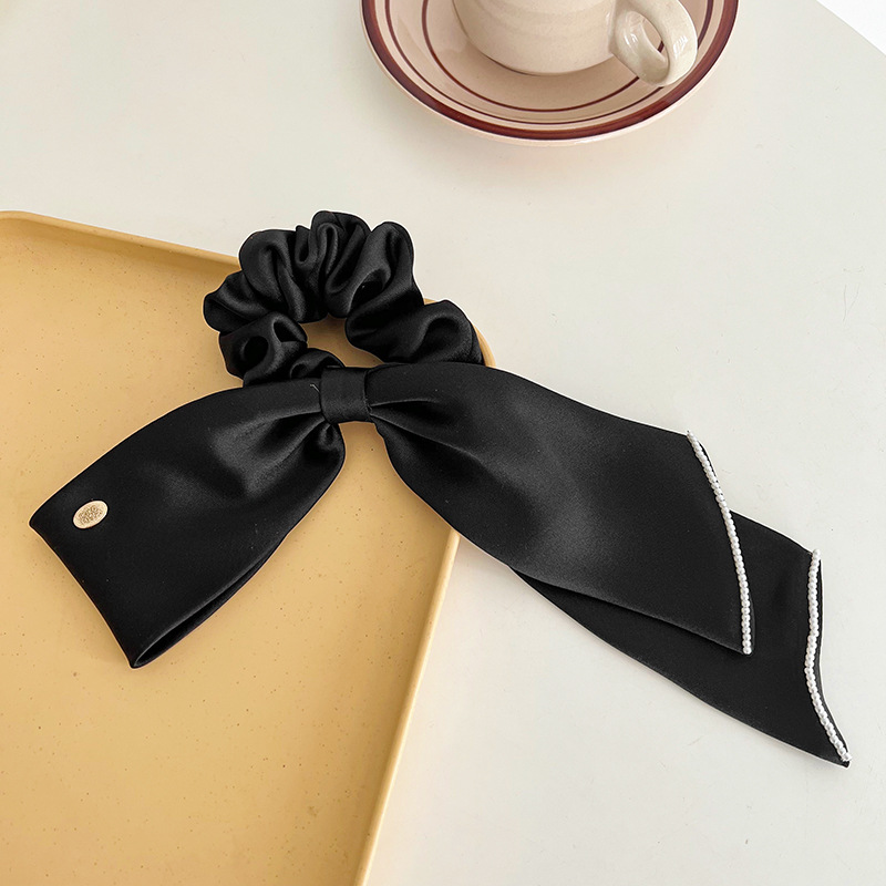 Simple Style Solid Color Bow Knot Cloth Hair Tie display picture 3