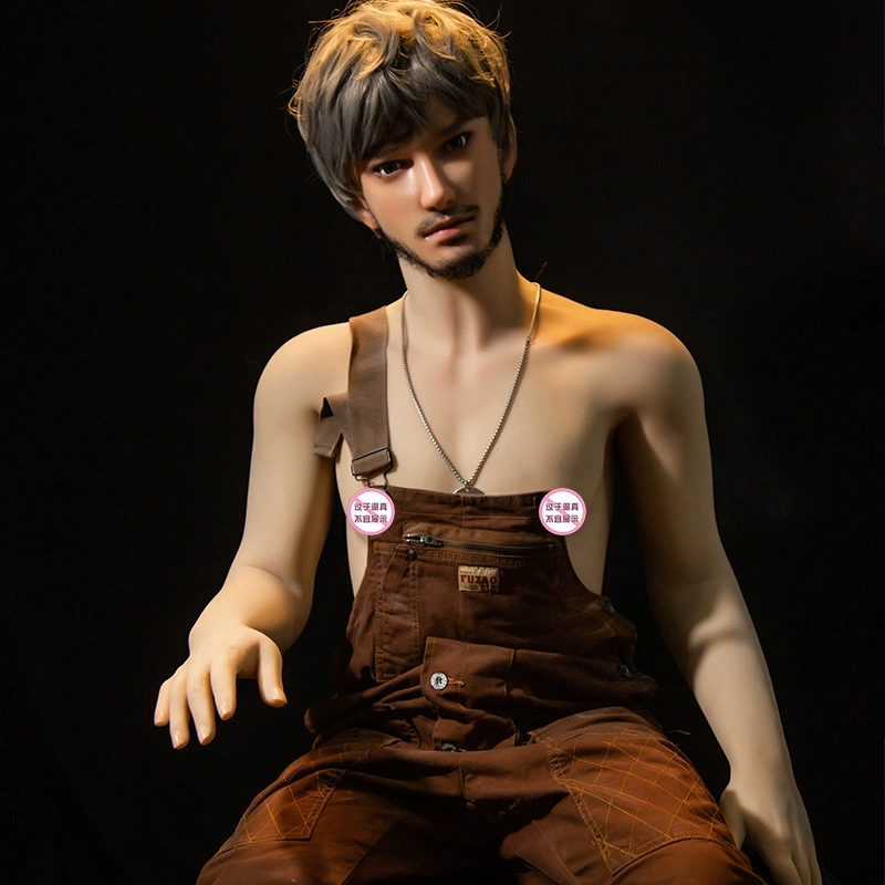 Cross -border women with the whole body of the whole body solid silicone male doll gay real adult sex anus can be inserted into the masturbation device