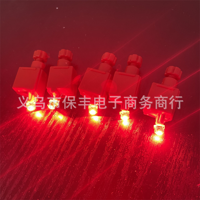 Creative Highlight Rotary Switch Red Light DIY Children's Handmade Lantern Lamp Mid-Autumn Festival Lantern Festival Electronic Candle Lamp