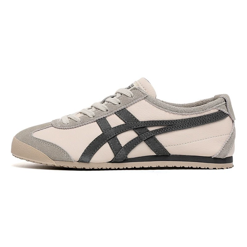 Чистые оригинальные мужские и женские кроссовки Onitsuka Tiger класса MEXICO 66, плоская износостойкость, противоскользящие повседневные кроссовки Forrest
