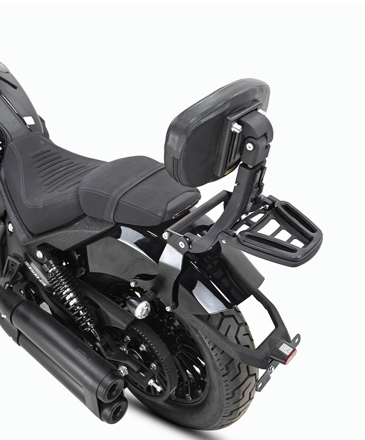 Muscle car Wolf suitable for Benda black flag 500 multi-function folding backrest adjustable backrest modified tail shelf tail