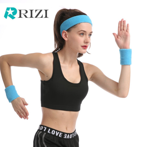 Wrist Support Headband Anti-Twist High-Elastic Sweat Absorbent Wiping Warm-Protective Breathable Outdoor Running Sports Set
