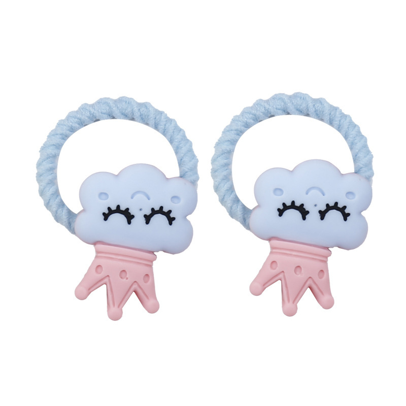 Bandas de goma para mujeres anillo de cabello para niños 2025 nuevo lindo toque de cabello para bebés niñas no lastiman cabello cuerda de cabello