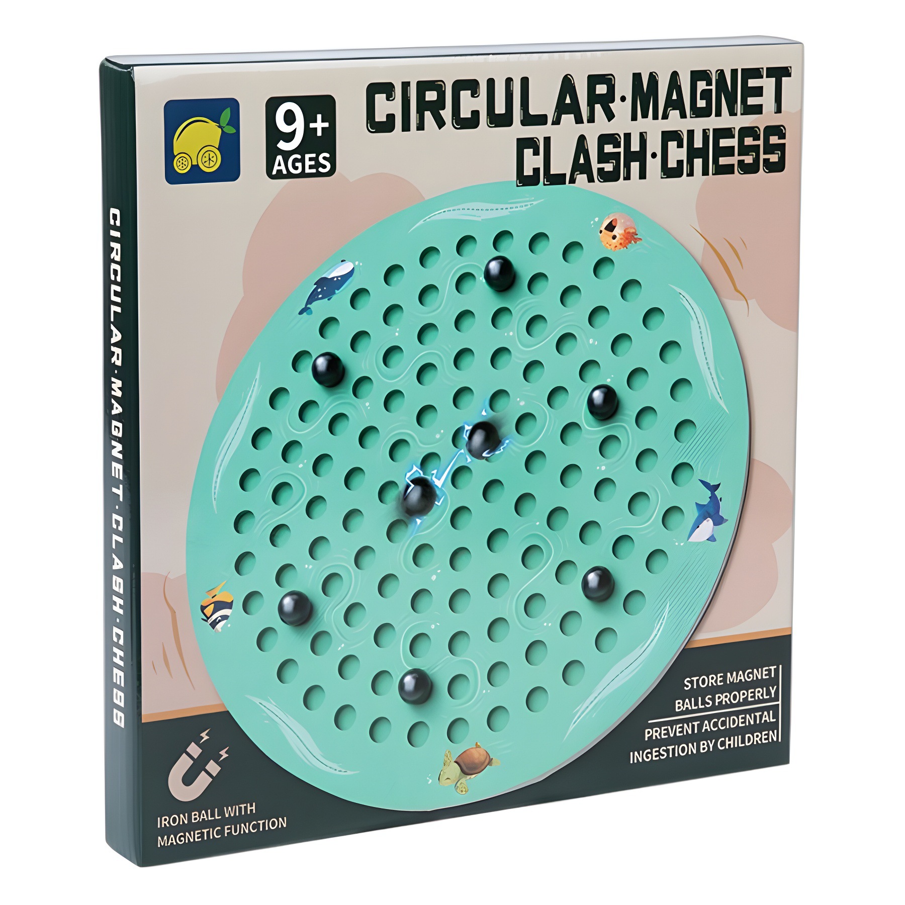 Ajedrez de guerra magnético truenos efecto magnético de ajedrez de mesa ejercicio de concentración para mejorar la inteligencia de los niños pequeños barracas de juguetes de madera