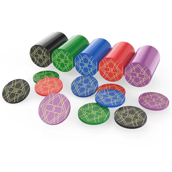 Texas Hold'em Special Chip Coin Mahjong Board Room Special Crown Chips Card Acrylic Points Token