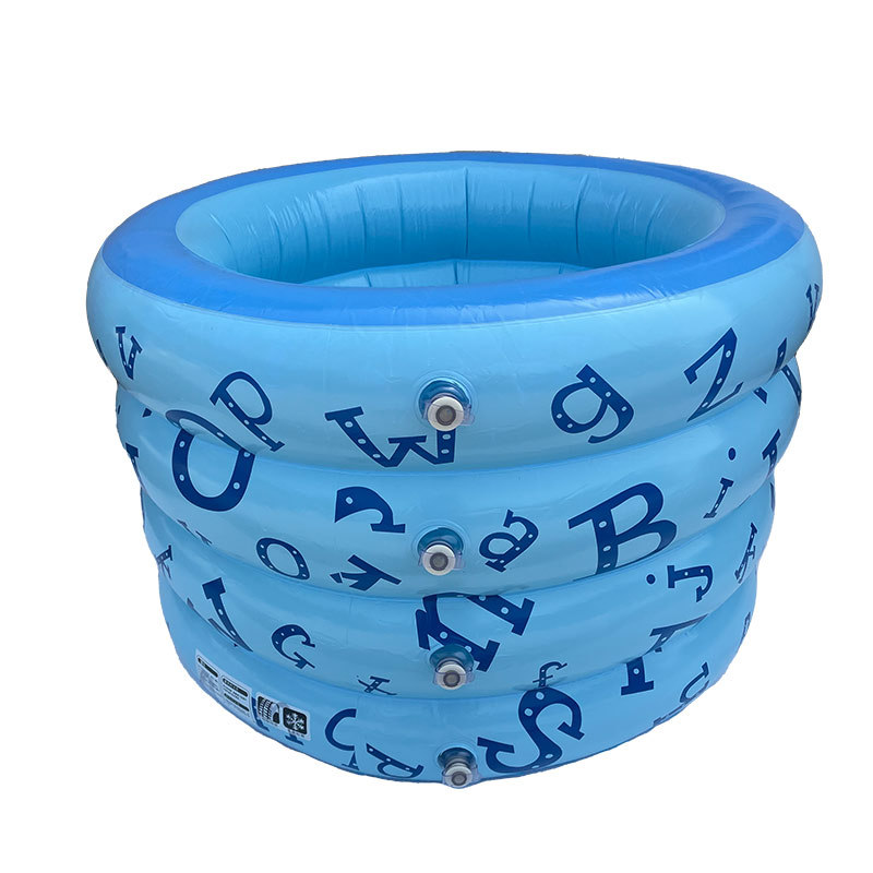 (Cross-border trading), children's inflatable swimming pool for swimming, travel baby hygiene product for bath play in water, increased thickness 5
