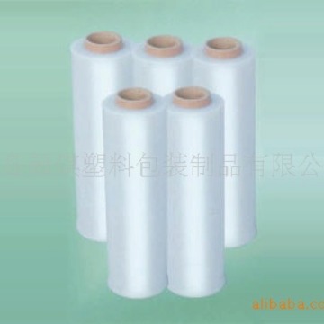 青岛厂家批发50cm缠绕打包膜大卷PE工业透明包装膜pe透明拉 伸缠