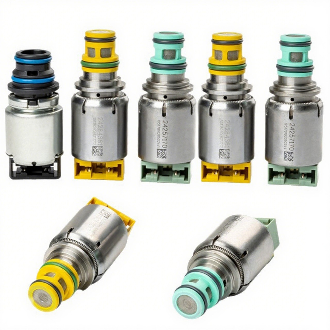 Buick 6T40 7-piece valve set is suitable for Chevrolet 6AT6T306T456T50 valve body solenoid valves.
