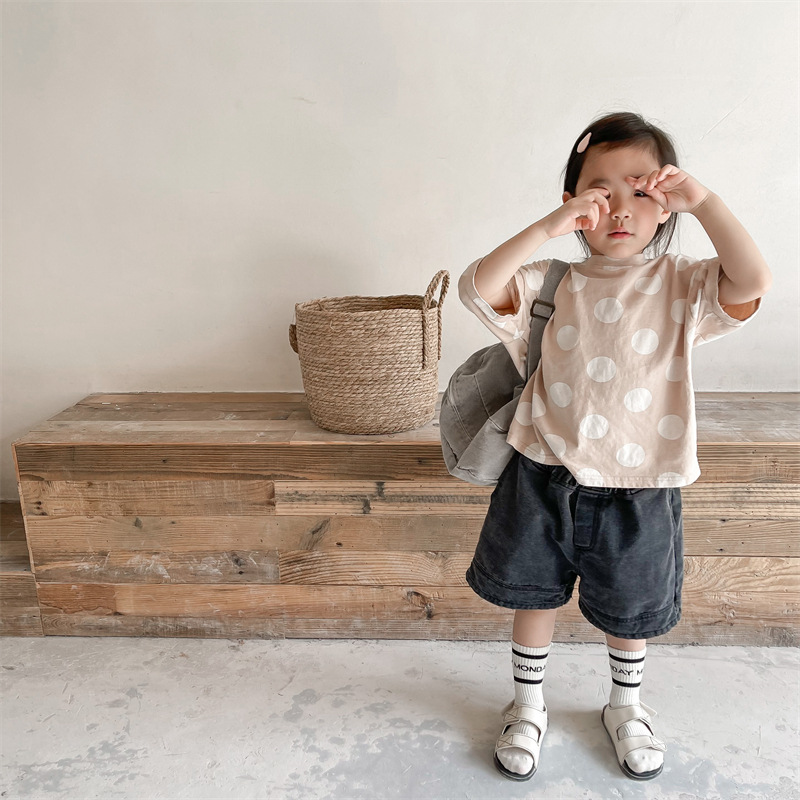 Title 20, Childrens Hemp Cotton Short-sleeved T-shirt, b...