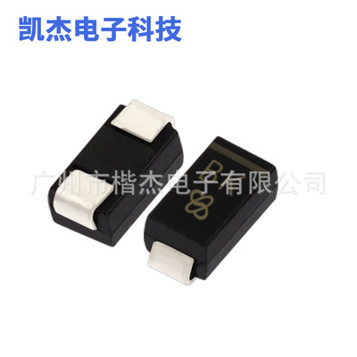 TVS瞬变管贴片SMAJ14A瞬态抑制二极管400W单向DO-214ACS丝印字BK