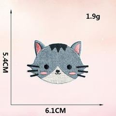 錦軒電腦繡花標卡通動物刺繡貼兒童衣服補丁貼帽子包包裝飾布貼