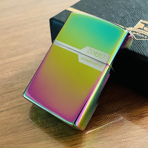 ZORRO Zorro Retro Windproof Kerosene Lighter Men's Gift Creative Zorro Label Brushed Bronze Gift