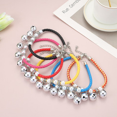 Pet Collar Wholesale from Manufacturer Cute and Playful Multi-color Bell Necklace Suitable for Cats and Dogs, Dropshipping One Piece