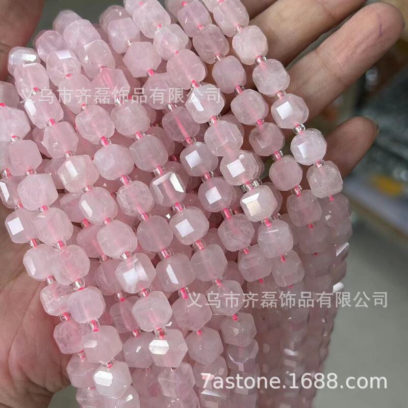 天然石角糖8mmブロック正方形瑪瑙水晶DIYアクセサリーアクセサリー半製品ビーズビーズ|undefined